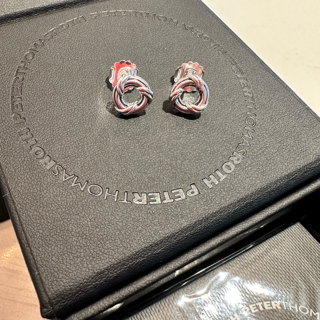 Brand New Sterling Silver Peter Thomas Roth Studs